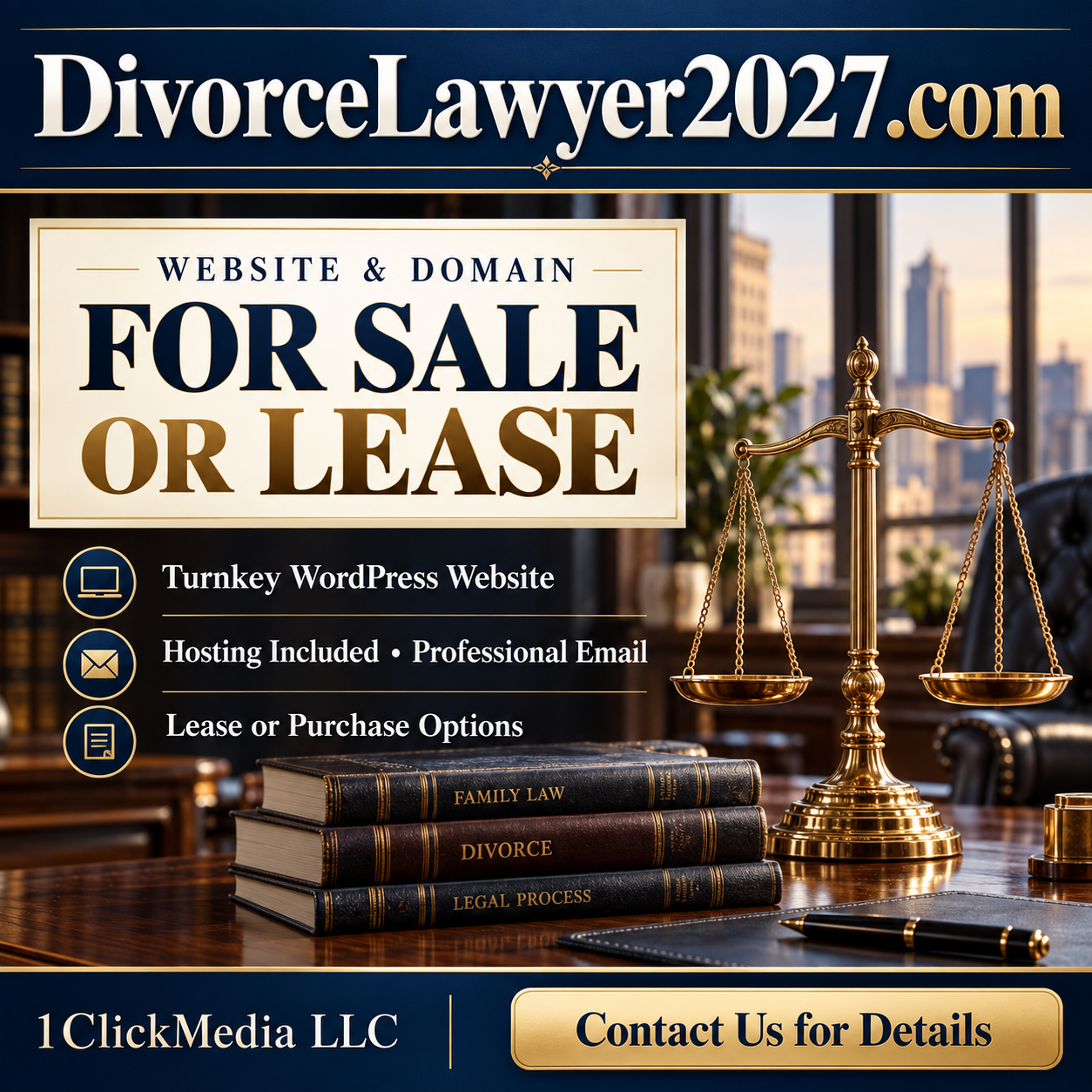 DivorceLawyer2027.com website for sale or lease